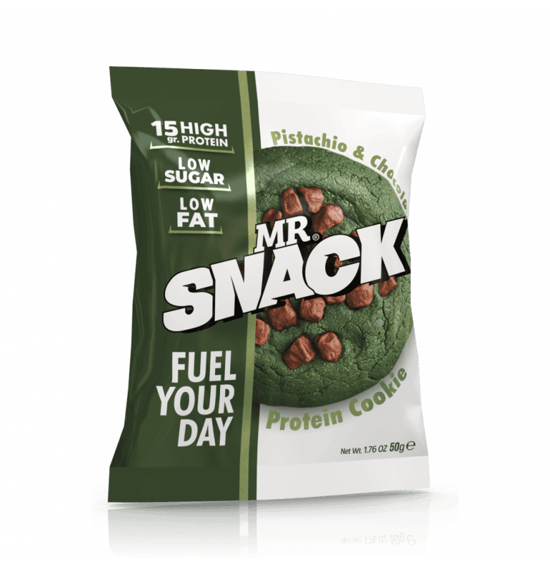 Mr. Snack Protein Cookie Pistachio & Chocolate 50 gram