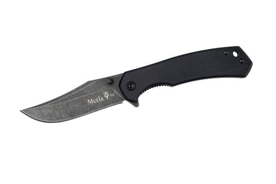 Muela Vibora Siyah Micarta Saplı Karbon Çakı