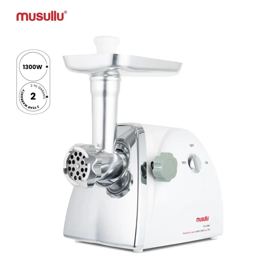 Musullu 1300W Et Kıyma, İçli Köfte, Salça, Sosis, Sucuk Makinesi, rende