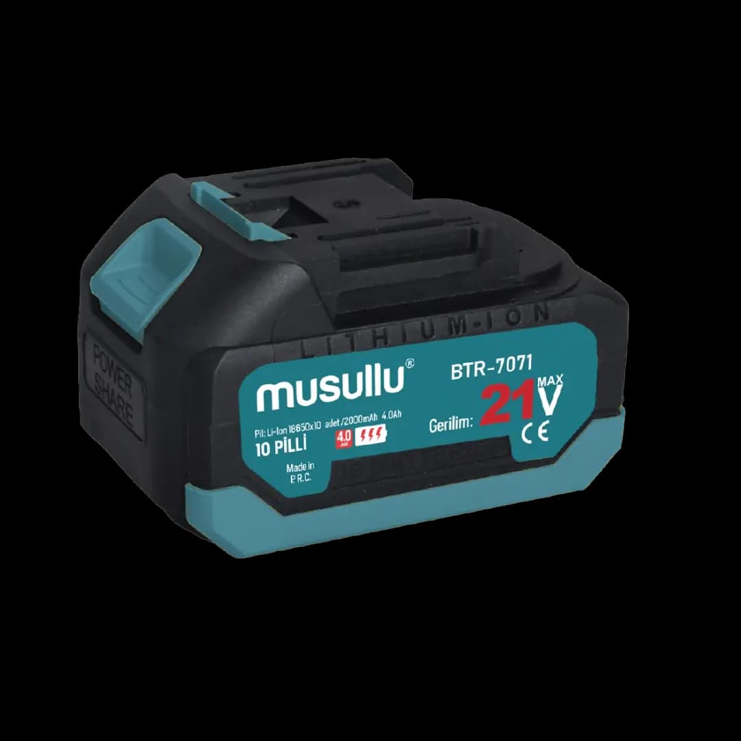 Musullu BTR-7071 El Aletleri Bataryası Li-Ion – 21V / 2000 mAh 4.0Ah