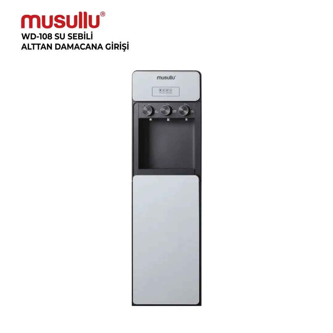 Musullu WD-108 Alttan Damacanalı Su Sebili | 2 Yıl Garantili