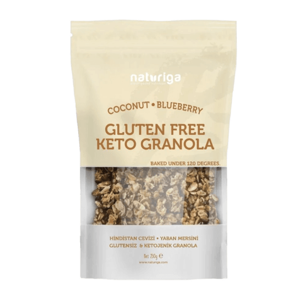 Naturiga Coconut & Blueberry Keto Granola 250 gr
