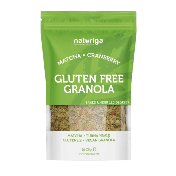 Naturiga Matcha & Cranberry Granola 250 gr