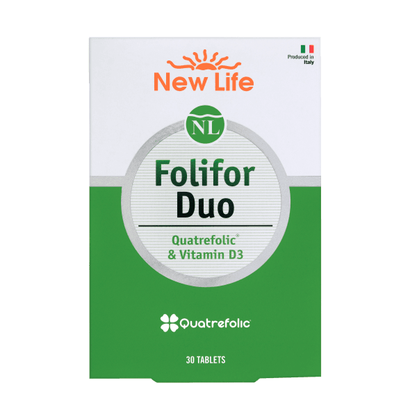 New Life Folifor Duo Vitamin D3 & Quatrefolic 30 Tablet