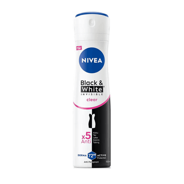Nivea Invisible Clear Black and White Terleme Karşıtı Deodorant 150 ml