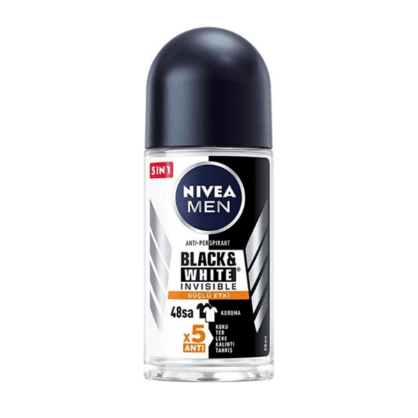 Nivea Men Black White Invisible Güçlü Etki Roll On 50 ml