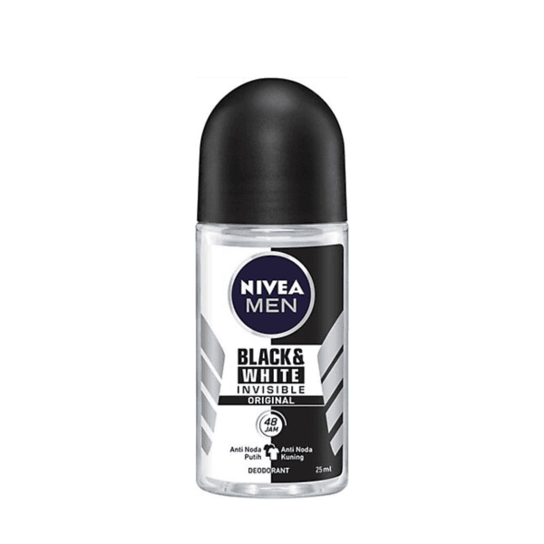 Nivea Men Black White Invisible Original Roll On 25 ml