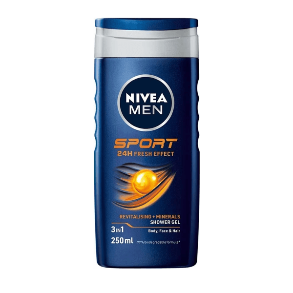 Nivea Men Sport Duş Jeli Vücut Yüz Saç 250 ml