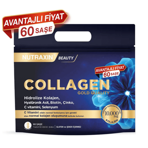 Nutraxin Collagen Gold Quality Hidrolize Kolajen 60 Saşe