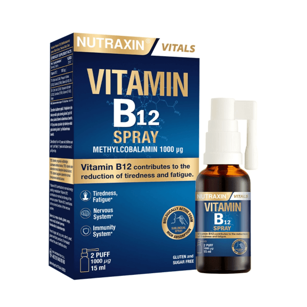 Nutraxin Vitamin B12 1000 mcg Sprey 15 ml