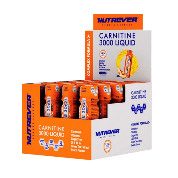 Nutrever L-Carnitine 3000 Liquid Şeftali 20 Ampul
