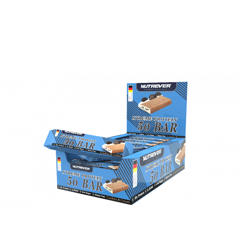 Nutrever Xtreme Protein Bar Kurabiye & Krema 24 Adet x 50 gram