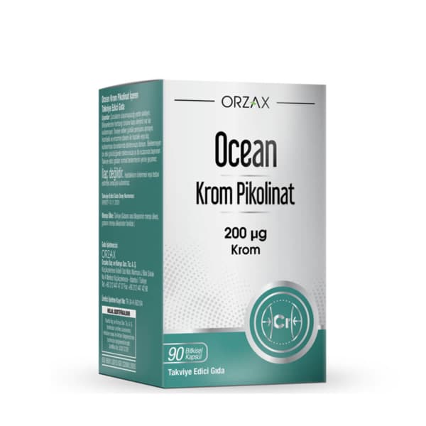 Ocean Krom Pikolinat 200 mcg 90 Kapsül