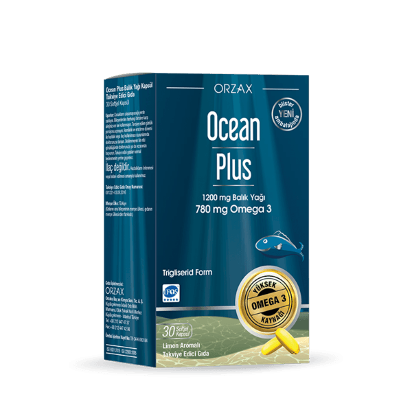 Ocean Plus Omega 3 1200 mg 30 Kapsül