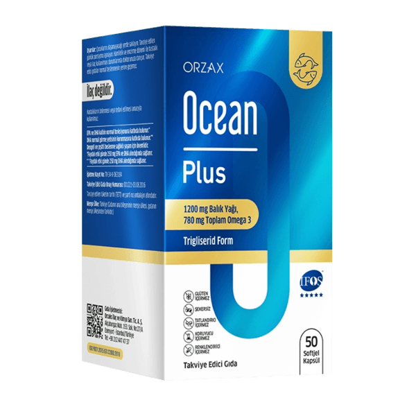 Ocean Plus Omega 3 1200 mg 50 Kapsül
