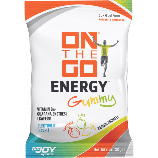 On The Go Energy Gummy Karışık Aromalı 30g 1 Paket