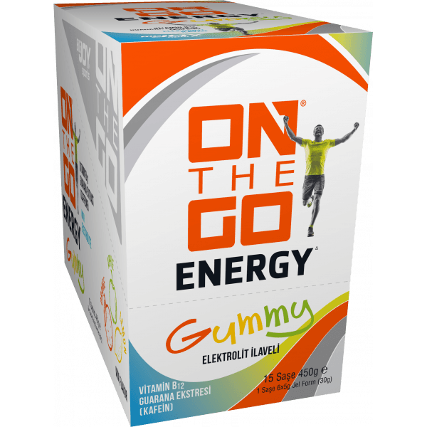 On The Go Energy Gummy Karışık Aromalı 30g 15 Paket