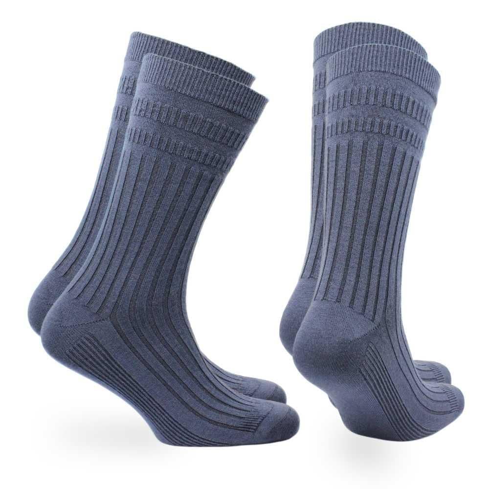 OSCAR Stretch+ Teknolojisine Sahip Yün Diyabet Dostu Çorap 2 Çift Paket Gri