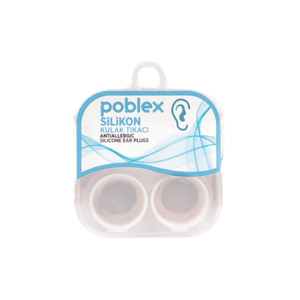 Poblex Silikon Kulak Tıkacı 2'li