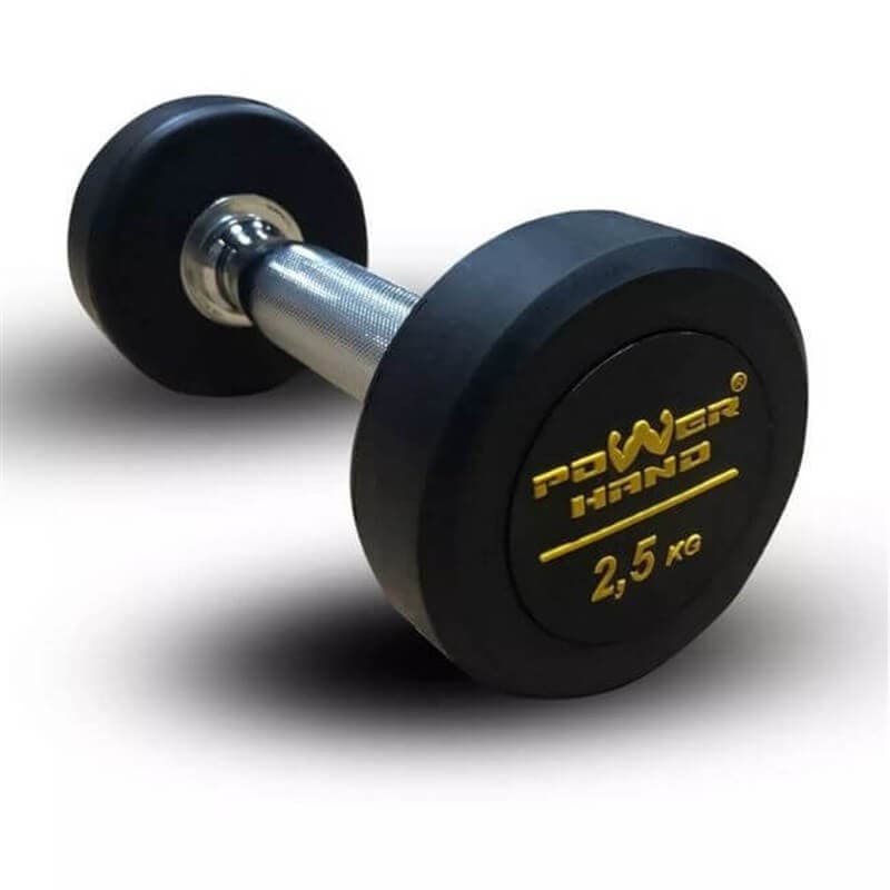 Powerhand Profesyonel Kauçuk Kaplı Dambıl 2.5 kg
