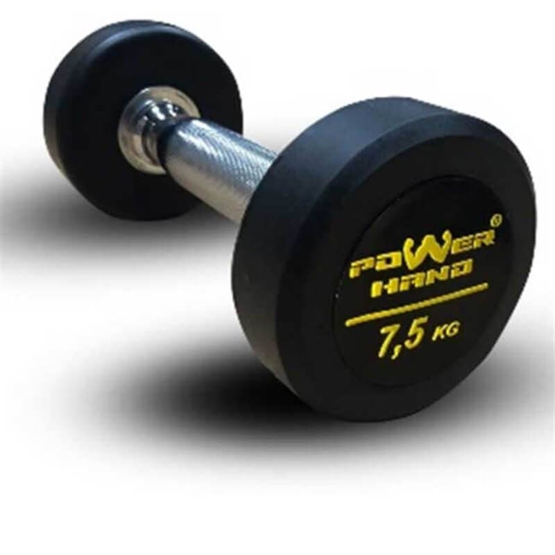 Powerhand Profesyonel Kauçuk Kaplı Dambıl 7.5 kg