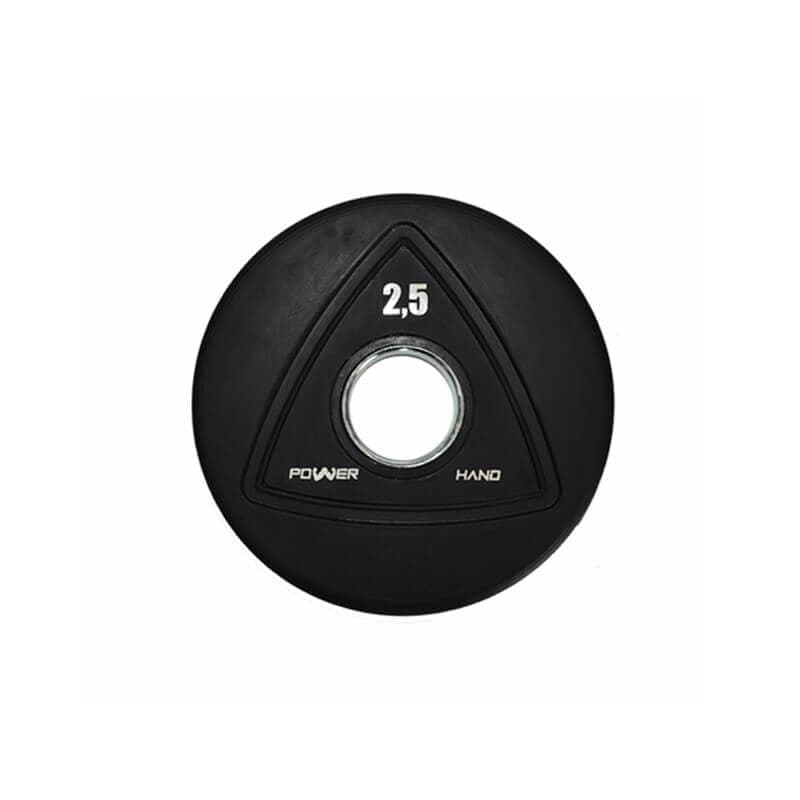 Powerhand Profesyonel Kauçuk Kaplı Olimpik Plaka 2.5 Kg