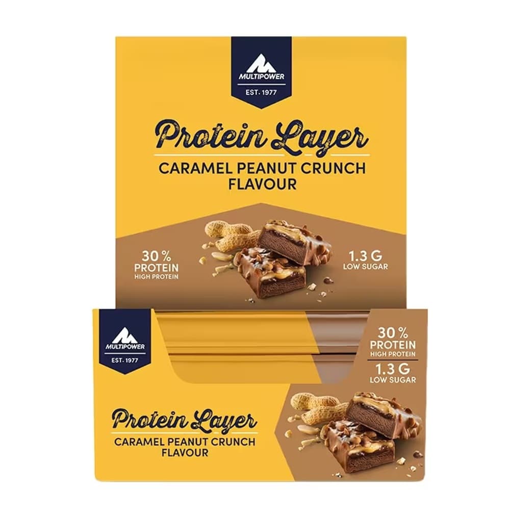 Multipower Protein Layer Bar Yer Fıstıklı Karamelli 18 Adet