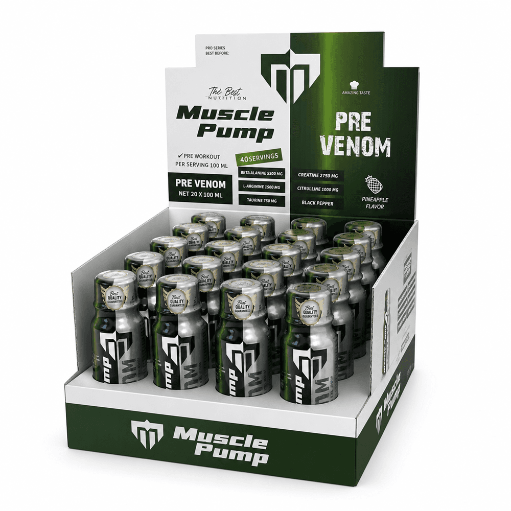 Muscle Pump Pre Venom Ananas 100 ml x 20 Shot