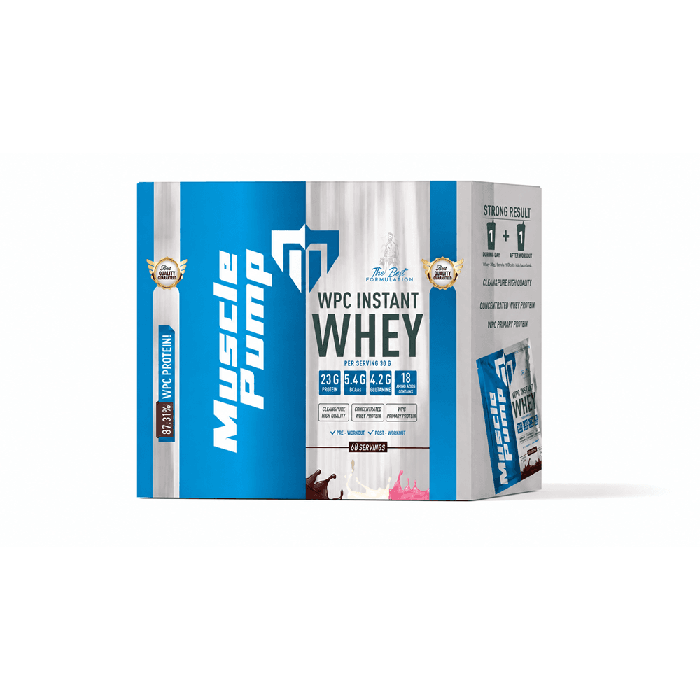 Muscle Pump Wpc Instant Whey Mix (Çikolata-Çilek-Kurabiye) 68 Saşe