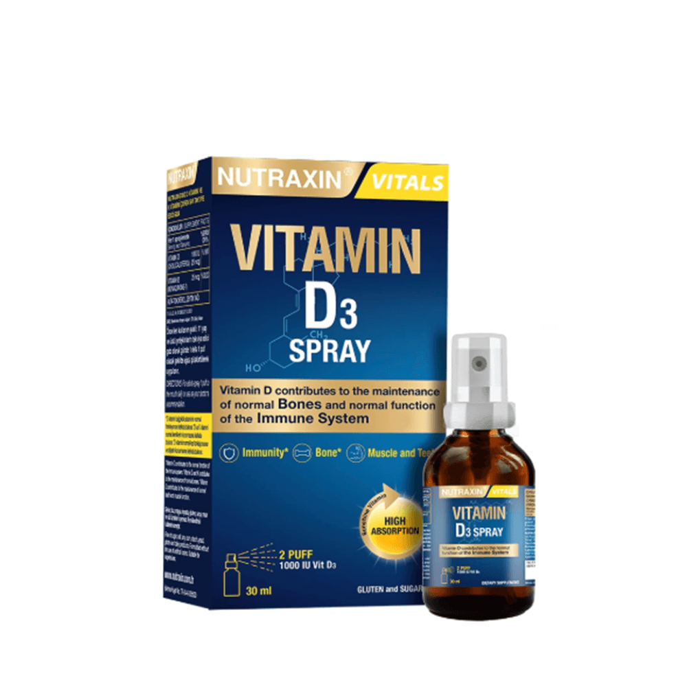 Nutraxin Vitamin D3 1000 IU Spray 30 mL