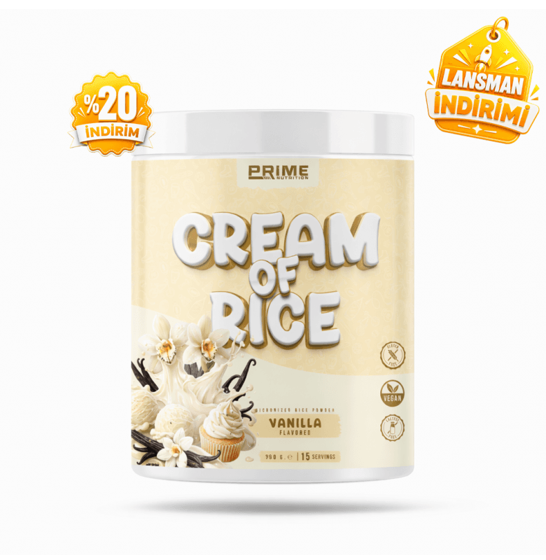 Prime Nutrition Cream Of Rice Vanilya 750 gram