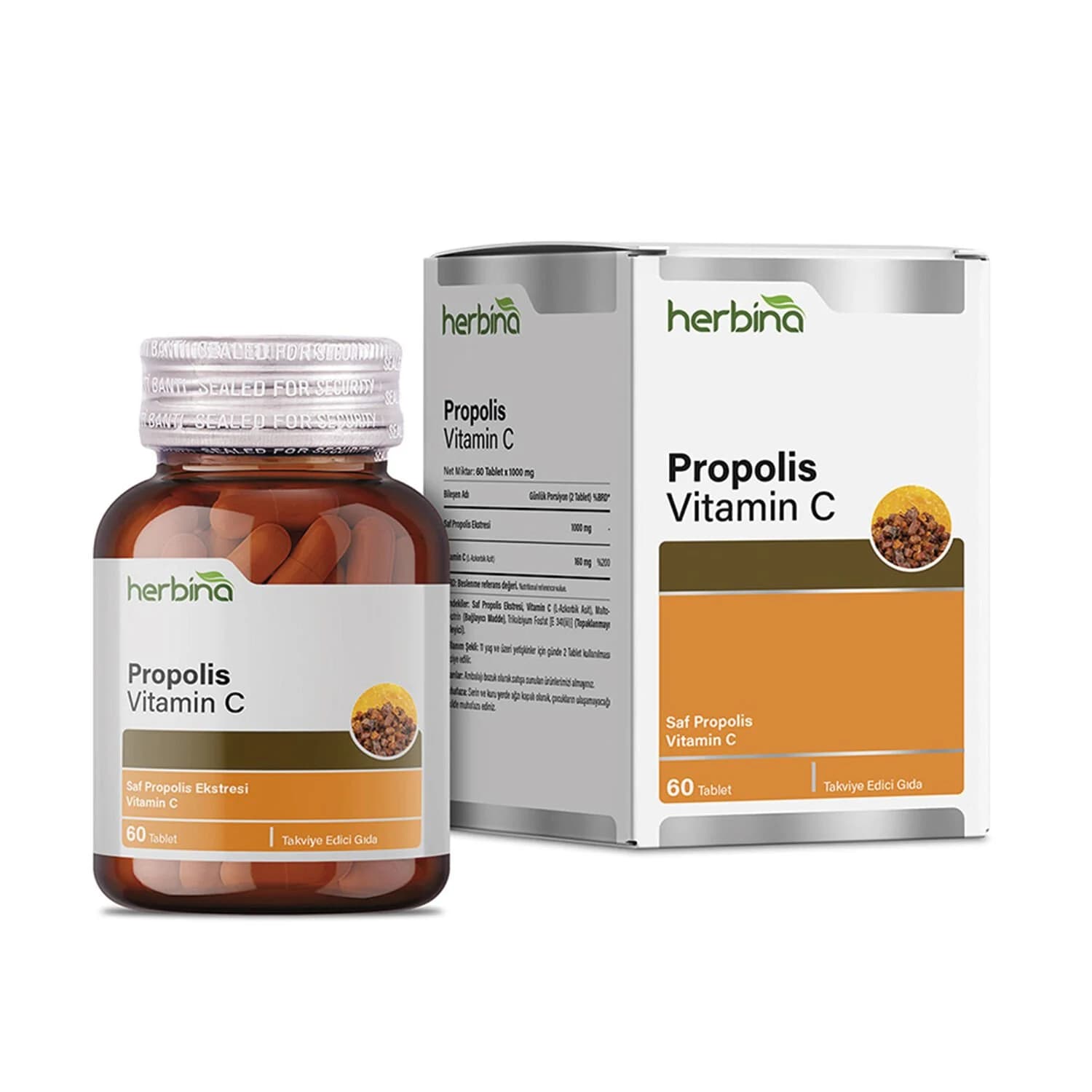 Propolis Vitamin C 60 Tablet