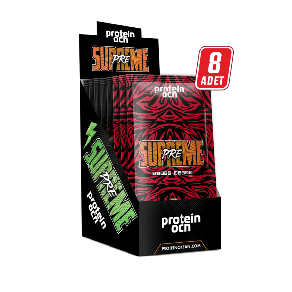 Protein Ocean Pre-Workout Supreme Karma Kutu 8 Adet