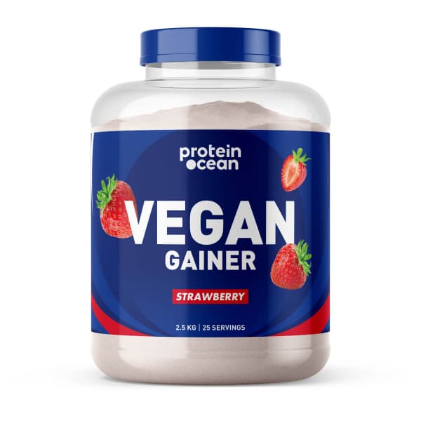 Protein Ocean Vegan Gainer Çilek 2500 Gr