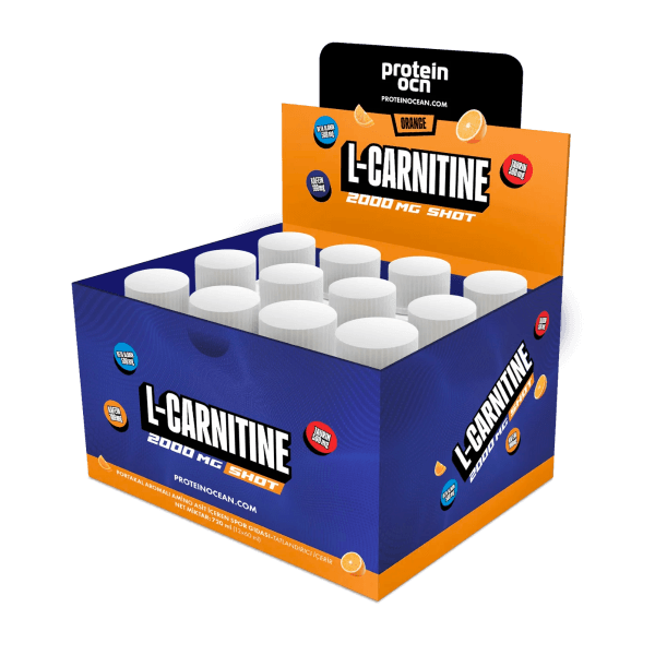 Protein Ocn L-Carnitine Shot 2000 mg 60 ml Portakal 12 Adet
