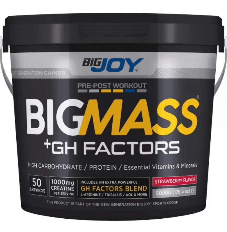 Bigjoy BigMass +Gh Factors Çilek 5000 gram