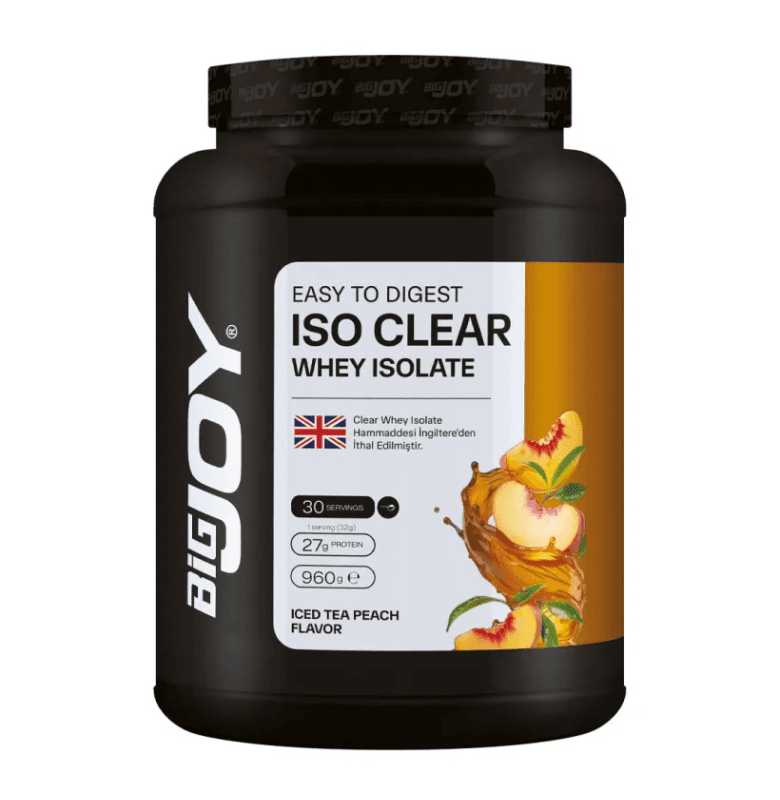 Bigjoy Iso Clear Whey Isolate Ice Tea Şeftali 960 gram