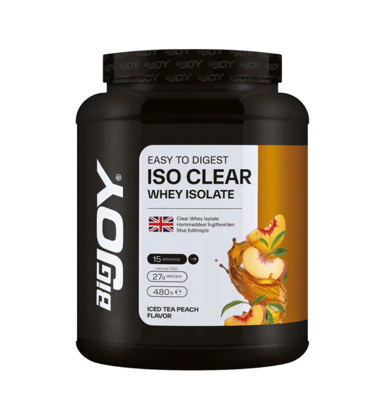 Bigjoy Iso Clear Whey Isolate Ice Tea Şeftali 480 gram