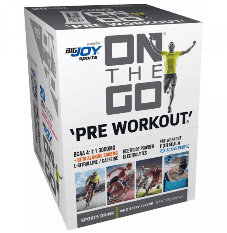 Bigjoy Sports On The Go Pre-Workout Orman Meyveli 20 Adet x 15 gram