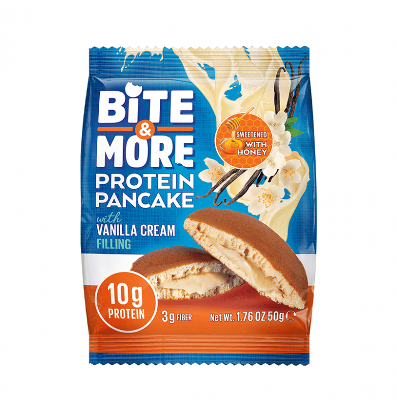 Bite & More Protein Pancake Vanilla Cream 50 gram