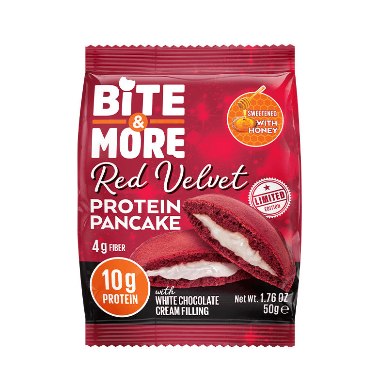 Bite & More Limited Edition Protein Pancake Red Velvet 50 gram