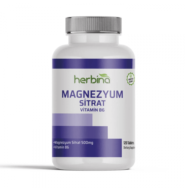 Herbina Magnezyum Sitrat 120 Tablet