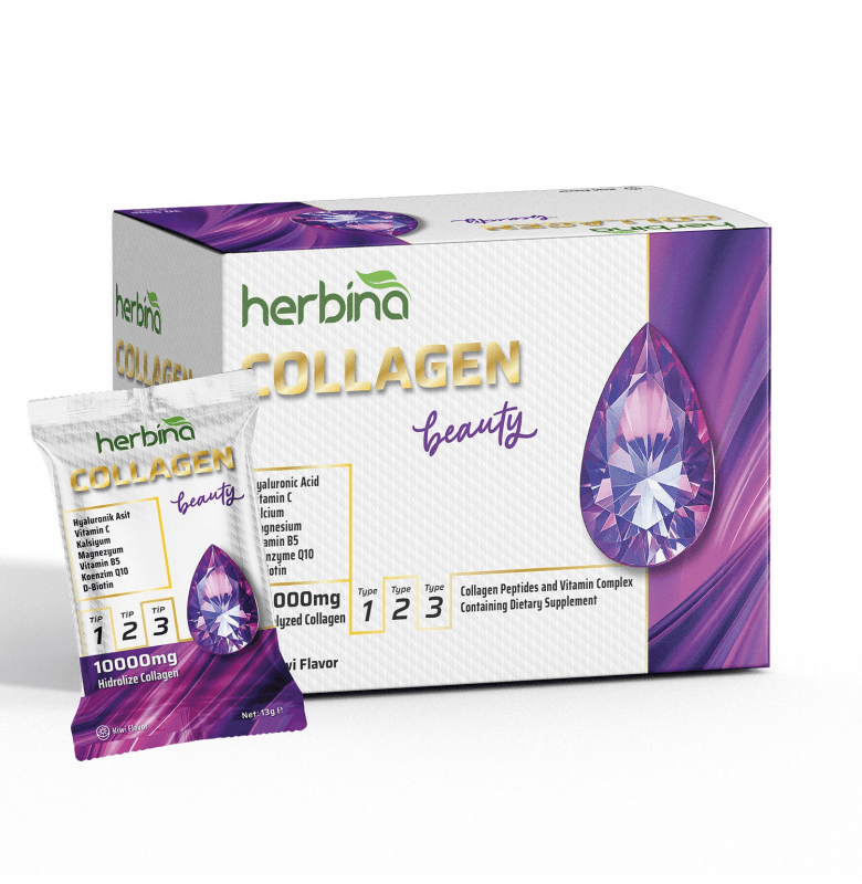 Herbina Tip 1-2-3 Kolajen Kivi 30 Adet x 11 gr.