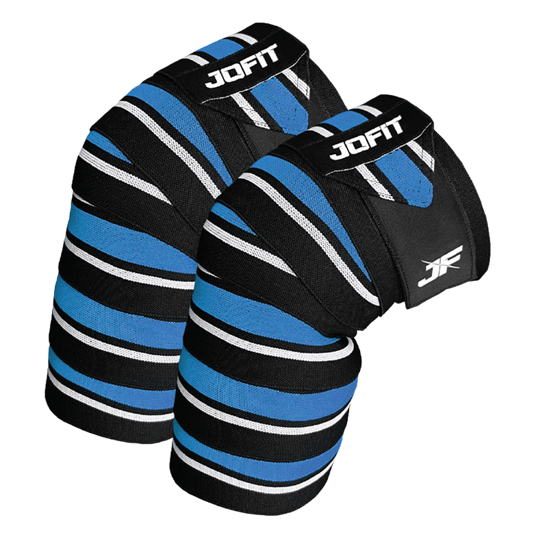 Jofit Knee Wraps Siyah - Mavi