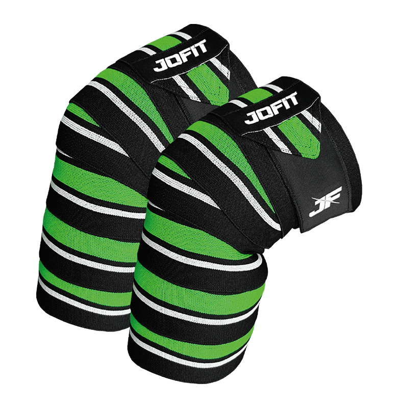 Jofit Knee Wraps Siyah - Yeşil