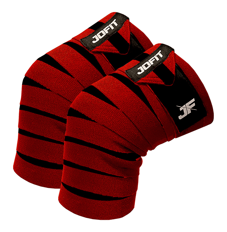 Jofit Knee Wraps Kırmızı - Siyah