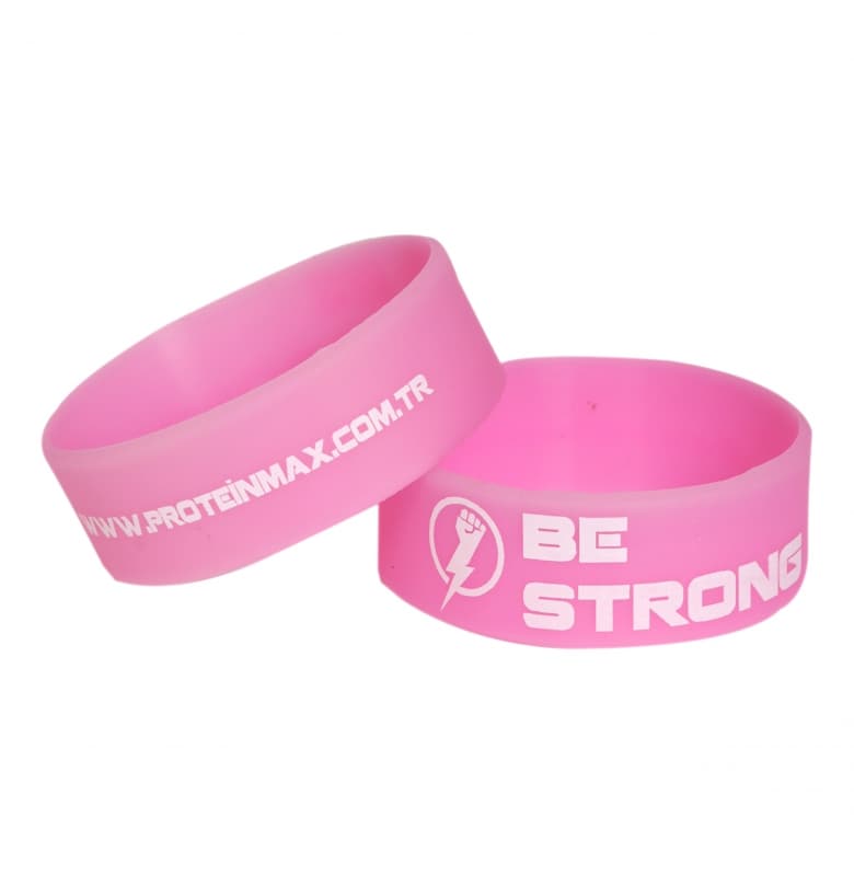 Proteinmax Pembe Be Strong Silikon Bileklik