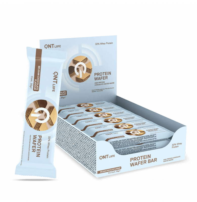 Qnt Protein Wafer Belçika Çikolatası 12 Adet x 35 gram