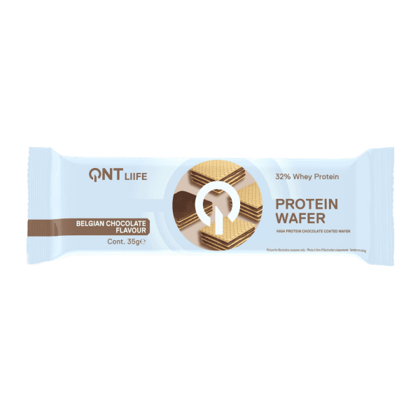 QNT Protein Wafer Protein Bar 35 gr Belçika Çikolatası 1 Adet