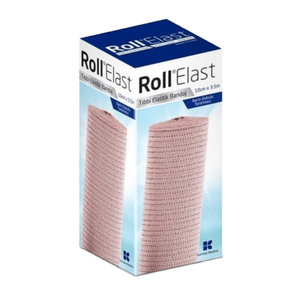 Roll Elast Tıbbi Elastik Bandaj 10 cm x 3.5 m